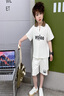 FNJ KIDS童裝男童套裝夏裝新款中小童衣服兒童帥氣polo衫短袖兩件套 白色 90 cm（建議身高80-90cm） 曬單實拍圖