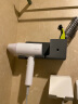 Aseblarm吹风机置物架 卫生间浴室免打孔电吹风支架多功能壁挂式吹风机架 优雅灰 晒单实拍图