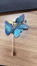 芠拉日韓刺繡布藝蝴蝶胸針女配飾春季外套開(kāi)衫別針時(shí)尚飾品氣質(zhì)禮物女 藍色蝴蝶胸針款  A29-302 曬單實(shí)拍圖