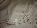 名創(chuàng  )優(yōu)品（MINISO）t恤女2025新款夏季大碼休閑涼感運動(dòng)上衣小個(gè)子舒適冰絲短袖女款 淺粉色(桃花萌兔左肩標) L (顯瘦 遮肚子) 曬單實(shí)拍圖
