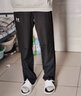 安德瑪（Under Armour）男褲2026春季新款舒適透氣跑步運動(dòng)褲時(shí)尚潮流長(cháng)褲戶(hù)外黑色休閑褲 1390151-001/針織面料/拉鏈口袋 L/175/84A  L 曬單實(shí)拍圖