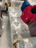 索菲娜 欧式沙发垫四季防滑沙发垫套高档奢华皮沙发坐垫巾定制 ms温莎堡-蓝色【雪尼尔】#  流苏扶手巾50*60cm一片# 实拍图