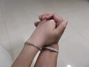 蔓笙木有枝情侶手鐲一對(duì)男女學(xué)生情侶手環(huán)開(kāi)口可調(diào)節(jié)異地戀禮物送女友 情侶一對(duì) 曬單實(shí)拍圖