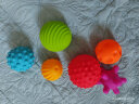 马博士 婴儿手抓球按摩球洗澡玩具6个装软胶纹理触感抚触球戏水玩具 实拍图