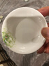 華光陶瓷 骨瓷湯碟盤 筷勺盤子碟廚具套件 中式骨瓷家用餐具 青亭系列 味碟 1個(gè) 3.5英寸 曬單實(shí)拍圖