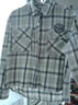 唐獅（TonLion）2023格子長(cháng)袖襯衫女寬松上衣 淺綠 L  曬單實(shí)拍圖