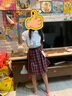 青青世界深圳小學(xué)夏禮服短袖襯衫短褲短裙親膚舒適深圳校服品質(zhì)透氣上衣 特版小學(xué)夏禮套裝（女，含領(lǐng)結） 130 曬單實(shí)拍圖