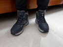 足力健冬季羊毛棉鞋加絨加厚男鞋保暖防滑雪地靴足力健老人鞋子 休閑藍 加絨 (羊毛) 39 (245mm) 曬單實(shí)拍圖