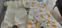 童泰秋冬1-18个月婴幼儿衣服宝宝德绒家居保暖圆领对开连体哈衣 米白 59cm 实拍图