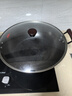 康巴赫（KBH）鐵鍋雙耳炒鍋老式鑄鐵鍋家用大鐵鍋圓底炒菜鍋凹面電磁爐爆炒鍋 真輕巧炒鍋【雙倍耐銹】 42cm 曬單實(shí)拍圖