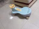 好娃娃兒童扭扭車haowawa防側(cè)翻兒童車搖擺溜溜車玩具健身扭扭車 艾珀綠+升級(jí)版+加輪罩+牽引繩 曬單實(shí)拍圖
