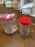 油壺 加厚油壺塑料家用廚房用品防漏醬油瓶透明醋瓶飯店酒店調味料瓶 紅色500毫升油壺 曬單實(shí)拍圖