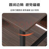 普派電腦桌臺式書桌書架一體家用打印機(jī)電腦桌學(xué)習(xí)桌寫字桌子帶鍵盤托 拉絲黑橡木色60cm+升降電腦椅 曬單實(shí)拍圖