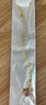 高級(jí)感粉色水晶郁金香項(xiàng)鏈韓式新款潮氣質(zhì)百搭鈦鋼鎖骨鏈小眾吊墜 粉紅色郁金香A0125 曬單實(shí)拍圖