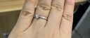 鉆石世家 閃耀新生18K金鉆石戒指30分顯鉆效果結(jié)婚鉆戒 生日紀(jì)念日禮物 4分 女士10號 曬單實(shí)拍圖