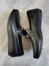 金利來(lái)（Goldlion）涼皮鞋男 夏季沖孔男士豆豆鞋 圓頭鏤空休閑涼鞋 軟皮套腳樂(lè )福鞋 黑色 44 曬單實(shí)拍圖