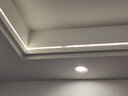 一極喜光led低壓燈帶24v 裸板貼片防水客廳吊頂自粘3500K線形燈燈槽燈條 裸板背膠1米-120珠-中性4000k 曬單實拍圖