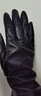 瑪麗亞·古琦（MARJA KURKI）羊皮手套女冬季 加絨內襯真皮保暖手套簡(jiǎn)約時(shí)尚 黑色 M 曬單實(shí)拍圖