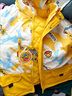 G.DUCKKIDS小黃鴨兒童沖鋒衣三合一羽絨服內(nèi)膽加厚棉服男女童白鴨 黃色-夾棉外套+羽絨內(nèi)膽 120cm 曬單實拍圖