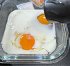 樂(lè)扣樂(lè)扣（LOCK&LOCK）玻璃碗飯盒便當(dāng)盒耐熱玻璃保鮮餐盒微波爐飯碗寶寶輔食蒸雞蛋容器 LLG214-方形500ml 曬單實(shí)拍圖