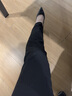 DGPZ正裝褲女商務(wù)休閑西裝褲女直筒長褲顯瘦工裝褲W08903 黑色長 XL 曬單實拍圖