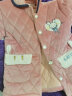 丰腾世家睡衣女士冬季三层加厚夹棉珊瑚绒保暖甜美可爱秋冬款家居服中长款 8803深蓝 XL码（建议165-170cm/115-135斤 实拍图