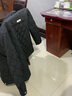 啄木鳥(niǎo)棉服男2025春季新款休閑菱形翻領(lǐng)加棉夾克外套韓版修身棉服上衣潮 黑色 L (100-120斤) 曬單實(shí)拍圖