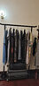 匯優(yōu)隆新中式全實(shí)木衣帽架臥室落地家用掛衣架服裝店婚紗秀禾衣服展示架 長(cháng)120高170cm 黑壇木色 曬單實(shí)拍圖