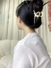 金禾禾超仙山茶花發(fā)夾后腦勺水鉆抓夾大號發(fā)抓盤(pán)發(fā)鯊魚(yú)夾子頭飾發(fā)卡女夏 山茶花抓夾 曬單實(shí)拍圖