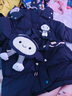 嚕 C兒童裝女童棉服2025冬裝新款韓版洋氣中大童女孩中長(zhǎng)款加厚棉衣潮 黑色 160 曬單實(shí)拍圖