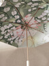左都（ZUODU）太陽傘折疊傘遮陽傘防紫外線傘晴雨兩用雨傘手動便攜防曬傘 月色玲蘭【三折加大+防曬upf50】 曬單實拍圖