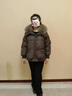 皮爾卡丹（pierre cardin）媽媽裝羽絨服冬裝外套高貴洋氣質(zhì)加厚中老年女秋冬時(shí)尚大毛領(lǐng)棉襖 咖色 XL 曬單實(shí)拍圖