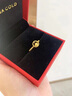 中國黃金（CHINA GOLD）黃金時來運(yùn)轉(zhuǎn)戒指女款足金貓眼珠轉(zhuǎn)運(yùn)珠指環(huán)七夕送女朋友生日禮物 時來運(yùn)轉(zhuǎn)戒指 約2.8g 曬單實拍圖
