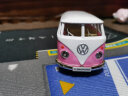 卡威（KIV）1/36汽车模型儿童玩具合金越野车玩具车仿真兰博基尼回力车警车公交车玩具模型 大众T1巴士粉色 盒装 实拍图