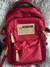 巴布豆（BOBDOG）書(shū)包女生初高中學(xué)生背包輕便大容量4-6年級小學(xué)生減負雙肩包男孩 大號【建議135cm以上】玫瑰紅色 曬單實(shí)拍圖