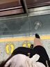 歐貝汐高腰西裝短褲女春秋冬小個(gè)子a字彈力黑色外穿辣妹靴褲2025新款 黑色常規(guī)款 S 曬單實(shí)拍圖