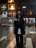 DGOV2025新款棉美式hiphop高街潮牌連帽衛(wèi)衣女春秋oversize開衫外套 黑色【棉質(zhì)薄款】（zt） M 【90-110斤】 曬單實(shí)拍圖