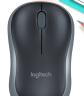 罗技（Logitech）M185鼠标 无线鼠标 办公鼠标 对称鼠标 黑色灰边 带无线2.4G接收器 实拍图