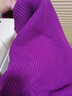 矜持范絕美奶fufu火龍果色毛衣女寬松中長(cháng)款軟糯慵懶風(fēng)春秋加厚上衣 紫色 S 建議8095斤 曬單實(shí)拍圖