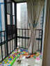 雅汇林简约新款定制窗帘欧式遮光客厅卧室成品提花绣花布成品落地窗纱 浮生若梦-粉色 （挂钩式）宽2米x高2.7米 1片 实拍图