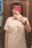 F1MAJE1T高端設(shè)計(jì)師品牌 短袖T恤女圓領(lǐng)寬松休閑正肩打底衫2025新款夏季 T恤/圓領(lǐng)/白色/愛(ài)心小熊 3XL 【建議體重135-155斤】 曬單實(shí)拍圖