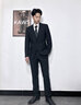 KLFASJNG2000西裝定制男士量身定做高端羊毛西服套裝私人訂做結婚工作休閑正裝 顏色另選 量身定做 曬單實(shí)拍圖