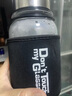 新款手提大容量玻璃水杯簡約便攜式太空杯1000ml杯套水杯 黑色 700ML 曬單實拍圖