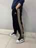 洛夫倫（LOFVRANG）春季新款休閑長褲男寬松百搭大碼運動褲子男款燈芯絨加肥加大衛(wèi)褲 黑色 8XL （適合255到275斤） 曬單實拍圖