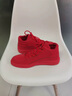 花花公子（PLAYBOY）高幫男鞋冬季2025新款本命年紅色加絨保暖運動(dòng)鞋子男皮面休閑板鞋 紅色【單鞋款】 41 曬單實(shí)拍圖
