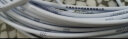 敏达 RVV2*1.5平方 电线电缆国标两芯铜芯扁形软护套线 白色100米/盘 晒单实拍图