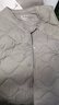 坦博爾羽絨服男輕薄馬甲中老秋冬保暖內恤外套TAF310105A 汝窯灰 XL (180) 曬單實(shí)拍圖