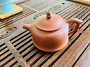 玉頤閣謝師禮宜興純手工紫砂壺泡茶名家國工潘洪均原礦降坡泥金鐘壺 金鐘壺  190cc 曬單實拍圖
