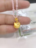 樂(lè)靈黃金項(xiàng)鏈hellokitty足金999KT小貓頭吊墜套鏈情人節(jié)送女生日禮物 吊墜約1.2g+18K金鏈約1g 克重多退少補(bǔ) 曬單實(shí)拍圖