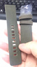 手表帶男 代用Diesel迪賽DZ4323 DZ1657 DZ1405表帶 瘋馬皮牛皮帶24mm綠色 綠色-黑色扣 24mm 曬單實(shí)拍圖